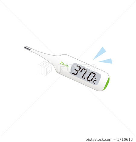 Illustration of digital thermometer Illustration of digital thermometer 1710613