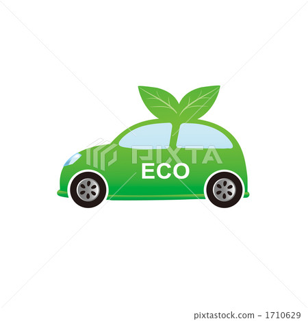 Eco汽車的例證 Eco汽車的例證 1710629