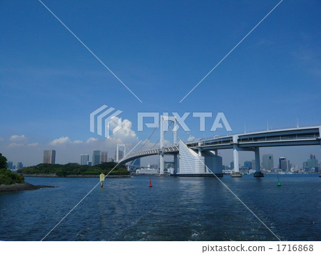 俯視從台場的彩虹橋 俯視從台場的彩虹橋 1716868