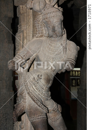 A god statue inside the Minakishi Temple 1718971