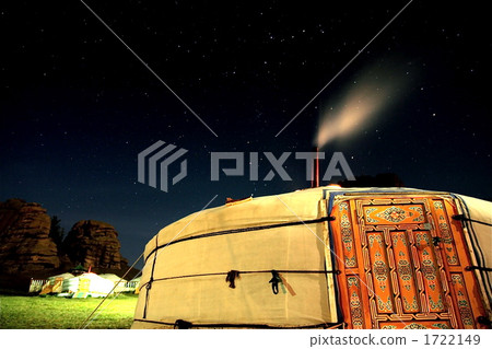 Night sky of Mongolia 1722149