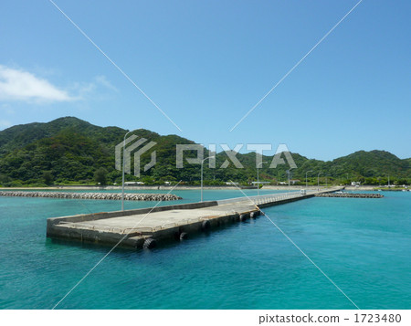 Shishima的Ikejima港口 1723480