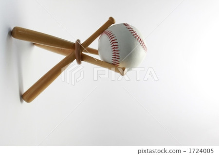 Baseball Ball and Decorative Bat 1724005
