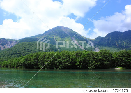 Taisho Pond and Yakedake Taisho Pond and Yakedake 1724173