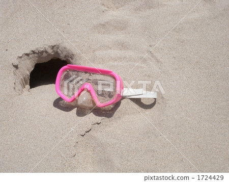 swimming goggles, goggles, pink 1724429