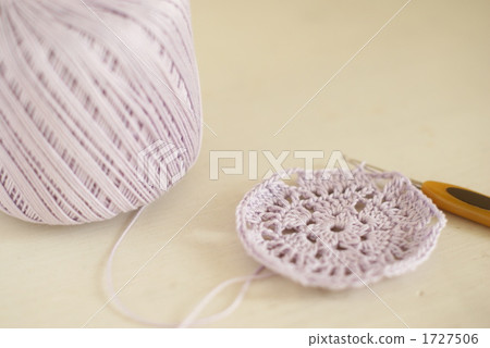 Daily knitting with lace thread 1727506