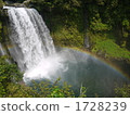 Rainbow over waterfall 1728239
