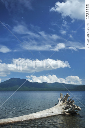 支芴湖 湖 樽前山 1728555