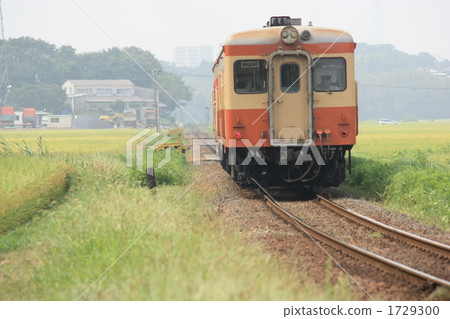 hitachikana coastal railroad, diesel train, internal-combustion car 1729300