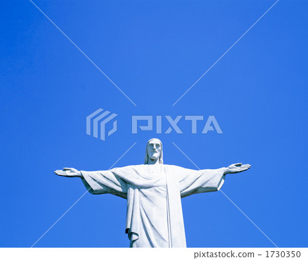 Christ image of the hill of Corcovado 1730350