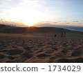 Sunset of Tottori sand dune 1734029