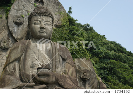 千葉sawama日本寺廟的大菩薩 1734192