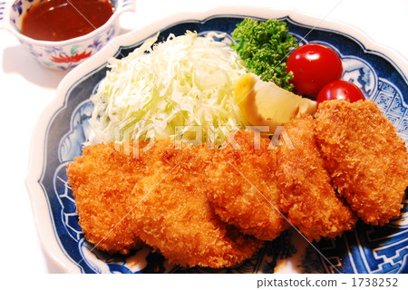 pork cutlet, pork cutlets, fried breaded pork cutlet 1738252