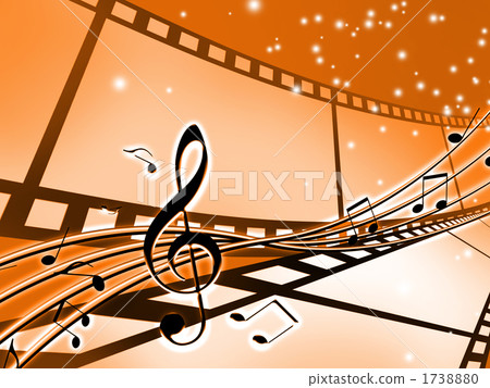 Film and music - Stock Illustration [1738880] - PIXTA