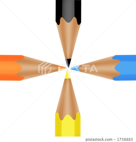 彩色的鉛筆 彩色的鉛筆 1738883