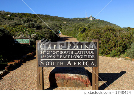 The entrance to Cape Point, the southwestern tip of the African continent 1740434