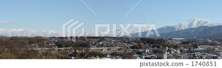 Ena mountain panorama photo in winter Ena mountain panorama photo in winter 1740851