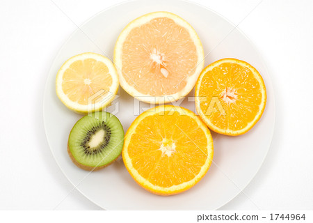 切水果·柑橘和獼猴桃 1744964
