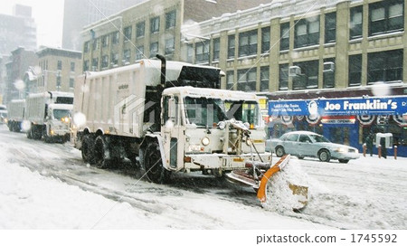 Snow shack in New York Snow shack in New York 1745592
