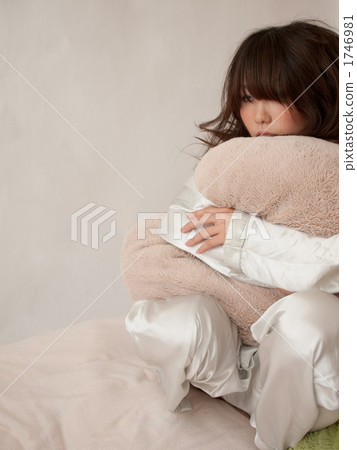 Female Pajamas Cushion 1746981