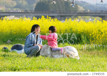 強姦花盛開河公園和父母在公園玩耍 1749535