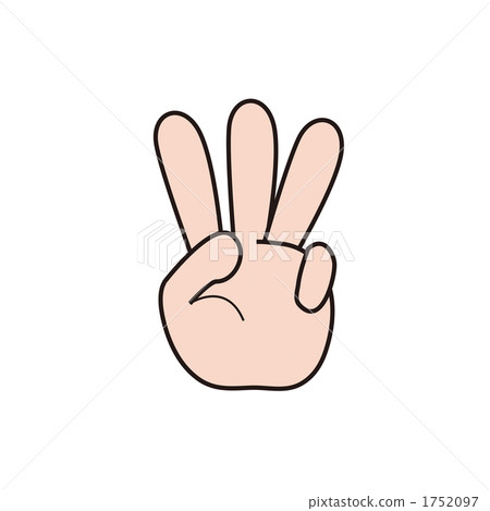 Three fingers illustration 1752097