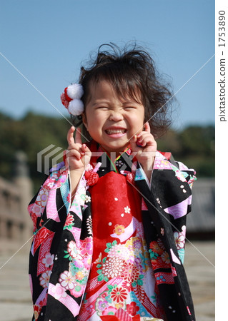 festival day for children of three, five and seven years of age, person, girl 1753890