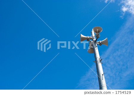 Broadcast speaker of disaster prevention administrative radio 1754529