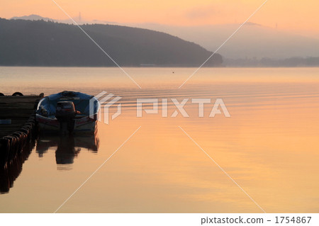 山中湖的黎明 1754867