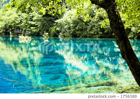 世界遺產九寨溝五花海 1756380