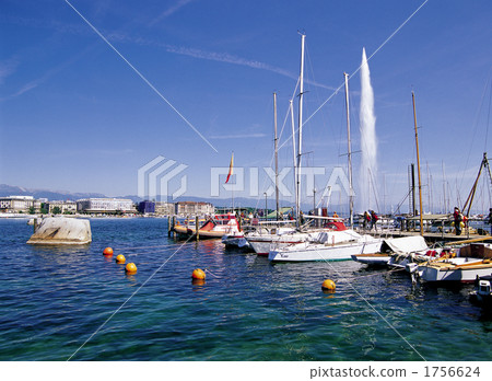 Large water fountain of Lake Geneva Large water fountain of Lake Geneva 1756624
