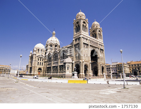 Church of the port town Marseille 1757130