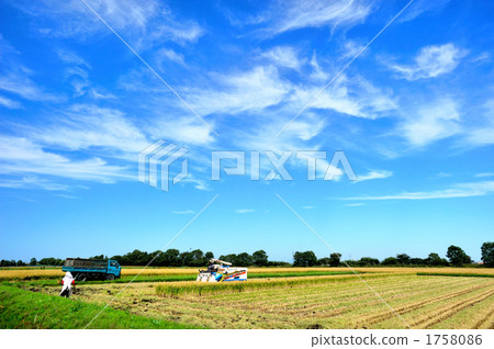 田園 田園風景 農村場景 1758086