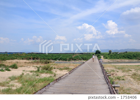 Flow of a clear sky bridge 1758406