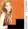 A woman playing the piano 1759845