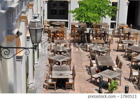 Street and table Street and table 1760521