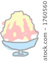 Strawberry milk shaved ice 1760560
