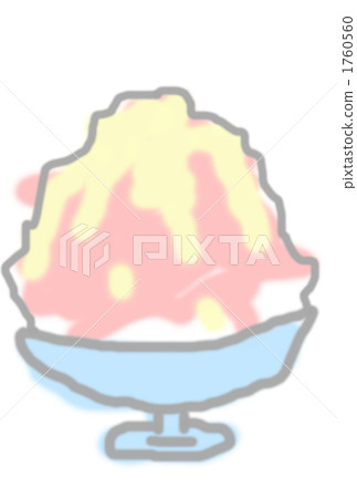 Strawberry milk shaved ice 1760560