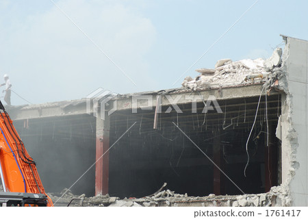 reinforcing bar, steel frame, dismantling 1761417