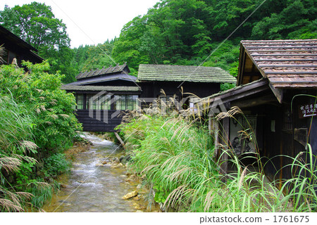 health resort, post town, brook 1761675