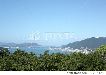 View from the mountain top mountain top view of the Kaohsiung Straits of the Ryuma Naval Battle 1762479