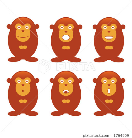 Monkey illustration Monkey illustration 1764909