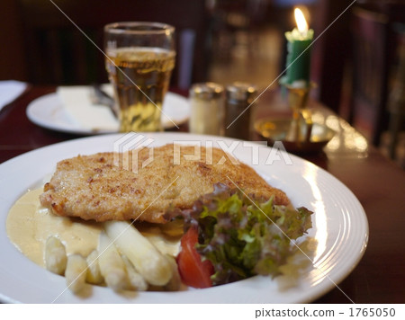 Stock Photos: German Food-Schnitzel 1765050