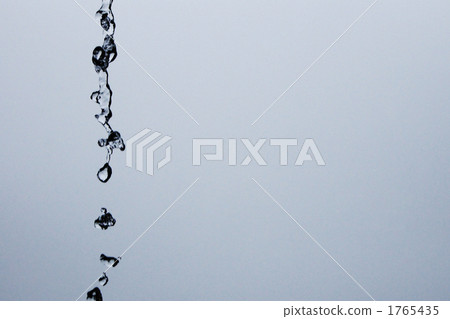 Water drops falling down Water drops falling down 1765435