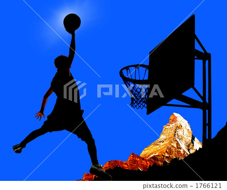 Dunk shoot silhouette and Matterhorn 1766121