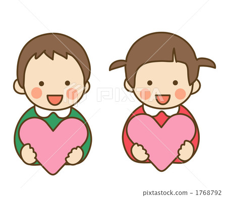 Child with heart 1768792