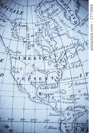 Old map North America continent 1771668