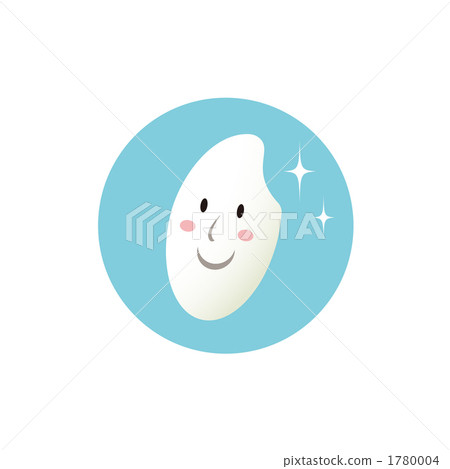 Smiling rice grain illustration 1780004