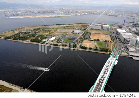 大阪市Konohana病區Mizu鳥瞰圖 1784241