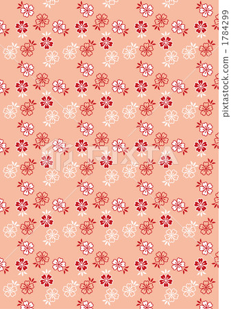 Cherry blossoms of Akebono and red color, large and dense 1784299